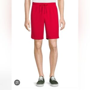 Athletic Works Men's Vibrant Red Sports Shorts